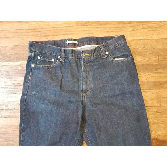 Vintage LL Bean Mens Natural Fit 35X30 Straight Leg Medium Wash Jeans - Picture 2 of 14